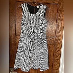 2/$15 - Merona Black and White sleeveless dress - Size Small